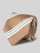 altea Krawatte aus Seiden-Baumwoll-Mix Modell 'Gange' in Taupe, Größe ...