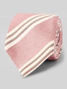 altea Krawatte aus Seiden-Baumwoll-Mix Modell 'Gange' in Rose, Größe 1