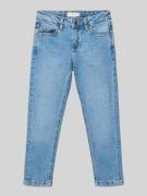 Mango Jeans mit 5-Pocket-Design in Hellblau, Größe 116