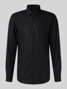 BOSS Regular Fit Businesshemd aus Lyocell Modell 'JOE-PARTY2' in Black...