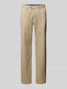 Christian Berg Men Chino mit französischen Eingrifftaschen in Sand, Gr...