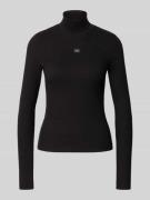 Calvin Klein Jeans Turtleneck-Pullover mit Stehkragen in Black, Größe ...