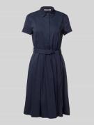 Christian Berg Woman Selection Hemdblusenkleid mit Bindegürtel und kur...