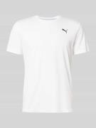PUMA PERFORMANCE T-Shirt mit Logo und Rundhalsausschnitt in Weiss, Grö...