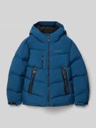 Killtec Steppjacke mit Label-Print in Blau, Größe 140