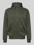 G-Star Raw Sweatjacke mit Stehkragen Modell 'Premium core' in Anthrazi...