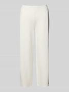 Milano Italy Straight Fit Stoffhose aus Viskose-Mix in Offwhite, Größe...