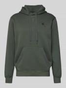 G-Star Raw Hoodie mit Kapuze in Oliv, Größe S