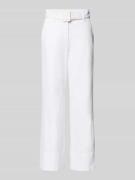 Marella Jeans mit Stoffgürtel in Weiss, Größe 34