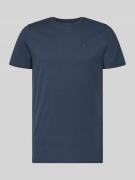 Tommy Jeans T-Shirt in Melange-Optik in Marine Melange, Größe M