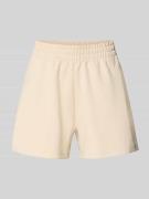 adidas Sportswear Shorts mit elastischem Bund in Beige, Größe L