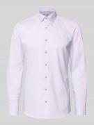 OLYMP Level Five Slim Fit Businesshemd aus Baumwoll-Mix mit Kentkragen...