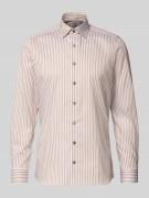 OLYMP Level Five Slim Fit Businesshemd aus Baumwoll-Mix mit Haifischkr...