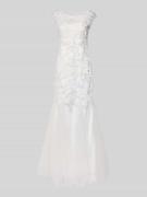 Mascara Brautkleid im Meerjungfrau-Stil in Offwhite, Größe 34