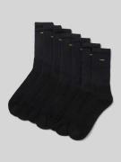 camano Socken mit Label-Print in Black, Größe 39-42