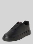 Guess Sneaker mit Schnürverschluss Modell 'PLEZIA' in Black, Größe 40