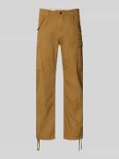 Polo Ralph Lauren Regular Fit Cargohose aus reiner Baumwolle in Senf M...