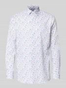 OLYMP Regular Fit Businesshemd aus Baumwolle mit Kentkragen in Weiss, ...