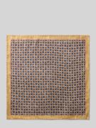 Verugia Einstecktuch aus reiner Seide in Hellgelb, Größe 1