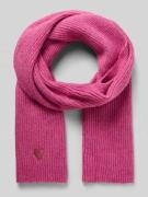 Pieces Schal mit Stickerei Modell 'MALIKA' in Pink Melange, Größe 1