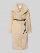 LeGer by Lena Gercke Mantel aus Kunstfell Modell 'Indira' in Offwhite,...