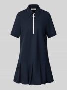 Marc O'Polo Denim Körpernahes Polokleid mit Viskose-Anteil in Marine, ...