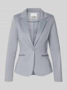 ICHI Blazer mit Reverskragen Modell 'KATE' in Hellgrau, Größe L