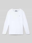 Tommy Hilfiger Teens Longsleeve aus Organic Cotton in Weiss, Größe 152