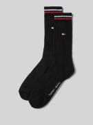 Tommy Hilfiger Socken mit Kontraststreifen im 2er-Pack in Black, Größe...