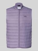 CK Calvin Klein Steppweste mit Reißverschlusstaschen in Flieder, Größe...