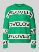 B.Young Regular Fit Pullover mit Lanawoll-Anteil Modell 'Omea' in Gras...