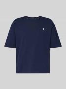 Polo Ralph Lauren Relaxed Fit T-Shirt aus reinen Baumwolle in Marine, ...