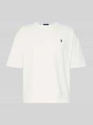 Polo Ralph Lauren Relaxed Fit T-Shirt aus reinen Baumwolle in Offwhite...