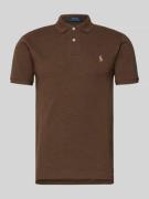 Polo Ralph Lauren Slim Fit Poloshirt aus reiner Baumwolle in Mittelbra...