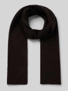 Unio Schal aus Schurwoll-Mix mit Kaschmir-Anteil in Dunkelbraun, Größe...