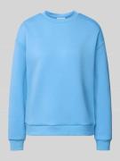 Vila Regular Fit Sweatshirt aus Viskose-Mix Modell 'Sandy' in Blau, Gr...