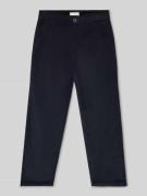 Mango Straight Fit Stoffhose in Cord-Optik Modell 'Gambia' in Marine, ...