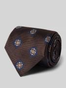 altea Krawatte mit Label-Detail Modell 'Ticino' in Dunkelbraun, Größe ...