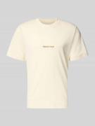 Jack & Jones T-Shirt mit Label-Stitching Modell 'NORREBRO' in Offwhite...