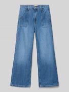 Guess Jeans mit Eingrifftaschen in Blau, Größe 128