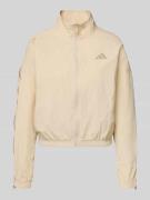 adidas Sportswear Jacke mit Stehkragen in Beige, Größe L