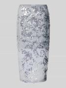 Marella Midirock mit Paillettenbesatz Modell 'SARCA' in Silber, Größe ...
