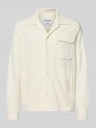 Antony Morato Hemdjacke mit Reverskragen in Offwhite, Größe 46