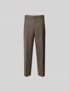 Officine Générale Stoffhose aus Viskose-Mix in Taupe, Größe 48
