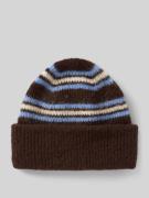 OPUS Beanie mit breiter Krempe Modell 'Alenie' in Dunkelbraun, Größe 1