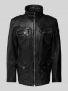 MAURITIUS Jacke aus Schafleder Modell 'Daxter' in Black, Größe XXL