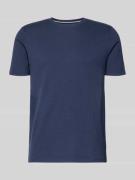 Christian Berg Men Regular Fit T-Shirt mit Strukturmuster in Marine, G...