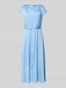 Christian Berg Cocktail Relaxed Fit Midikleid mit Stoffband in Sky, Gr...