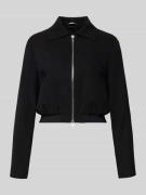 BOSS Slim Fit Kurzblazer aus reiner Viskose Modell 'JOCALENA' in Black...