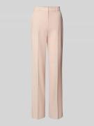 Max Mara Studio Regular Fit Weite Hose aus reiner Schurwolle in Hellro...
